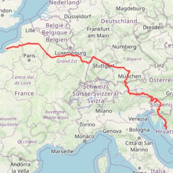 Itinéraire trace, distance, dénivelé, altitude, carte, profil, trace GPS
