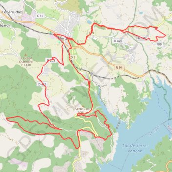 Itinéraire Gd tour du ruban - 21/10/20, distance, dénivelé, altitude, carte, profil, trace GPS