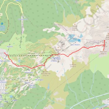 Itinéraire Les Vans, distance, dénivelé, altitude, carte, profil, trace GPS