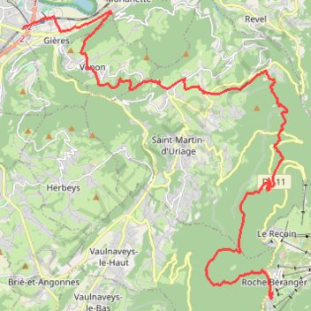Itinéraire Sortie VTT dans l'après-midi, distance, dénivelé, altitude, carte, profil, trace GPS