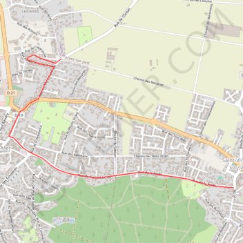 Itinéraire Tracé 010, distance, dénivelé, altitude, carte, profil, trace GPS
