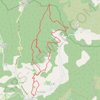 Itinéraire 04-JUIN-15 16:08:51, distance, dénivelé, altitude, carte, profil, trace GPS