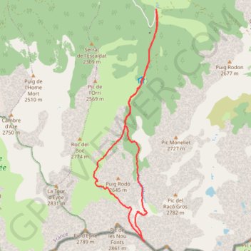 Itinéraire Tour du pic anyelle, distance, dénivelé, altitude, carte, profil, trace GPS