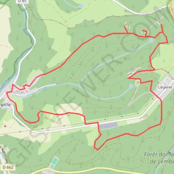 Itinéraire Notre-Dame de Fatima et l'ouvrage du Simserhof - Holbach, distance, dénivelé, altitude, carte, profil, trace GPS