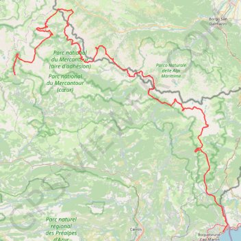 Itinéraire GTM, distance, dénivelé, altitude, carte, profil, trace GPS