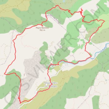 Itinéraire 26 avr. 2022 08:28:49 peyremartine, distance, dénivelé, altitude, carte, profil, trace GPS