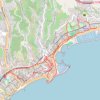 Itinéraire Menton et la vieille ville, distance, dénivelé, altitude, carte, profil, trace GPS