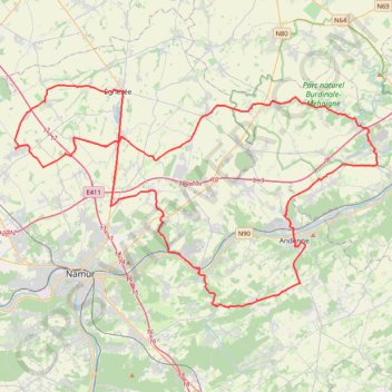 Itinéraire Meux-Durbuy-Meux 90km-16845931, distance, dénivelé, altitude, carte, profil, trace GPS