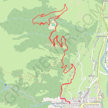 Itinéraire Granges des Cinq Monts, distance, dénivelé, altitude, carte, profil, trace GPS