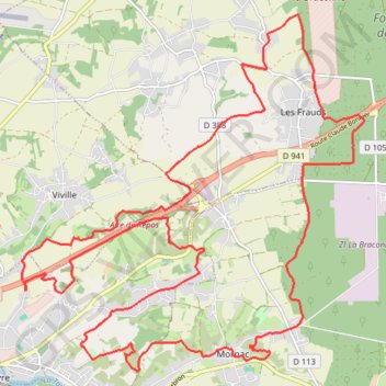 Itinéraire Circuit Ruelle-sur-Touvre, distance, dénivelé, altitude, carte, profil, trace GPS