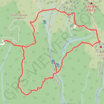 Itinéraire 🚶 Trace boucle de la Chute du Galion a l'Armistice, distance, dénivelé, altitude, carte, profil, trace GPS