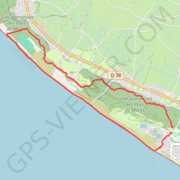 Itinéraire 85-90, distance, dénivelé, altitude, carte, profil, trace GPS