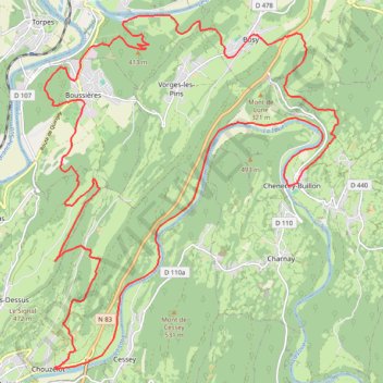 Itinéraire Parcours Final 35km, distance, dénivelé, altitude, carte, profil, trace GPS