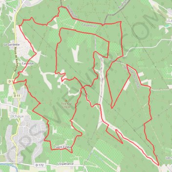 Itinéraire Juniors G, distance, dénivelé, altitude, carte, profil, trace GPS
