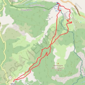 Itinéraire Les mégalhites de Mons, distance, dénivelé, altitude, carte, profil, trace GPS