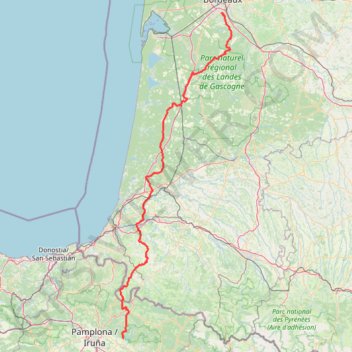 Itinéraire ELOÏSE THOMAS - Bordeaux Bilbao 2024, distance, dénivelé, altitude, carte, profil, trace GPS