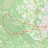 Itinéraire Malaucène - Le tour du Clairier, distance, dénivelé, altitude, carte, profil, trace GPS