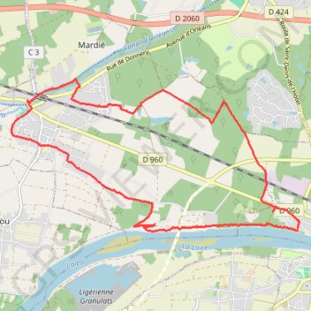 Itinéraire Passage aux cerfs - Pont-aux-Moines, distance, dénivelé, altitude, carte, profil, trace GPS