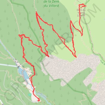Itinéraire Dent du Villard (Vanoise), distance, dénivelé, altitude, carte, profil, trace GPS