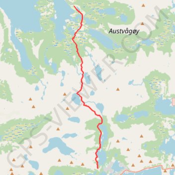 Itinéraire GT_Austvagoya_Etape2, distance, dénivelé, altitude, carte, profil, trace GPS