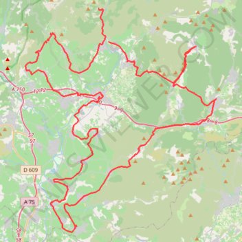 Itinéraire parcours, distance, dénivelé, altitude, carte, profil, trace GPS