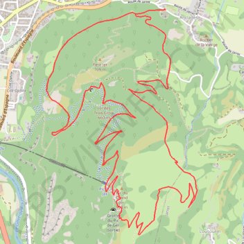 Itinéraire 65-209, distance, dénivelé, altitude, carte, profil, trace GPS