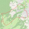 Itinéraire R22 - Les Grands Murcins, distance, dénivelé, altitude, carte, profil, trace GPS