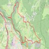 Itinéraire Gratteloup - Coz, distance, dénivelé, altitude, carte, profil, trace GPS