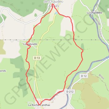 Itinéraire La Roche - Saint-Rémy-de-Chaudes-Aigues, distance, dénivelé, altitude, carte, profil, trace GPS