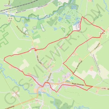 Itinéraire Circuit de dame Marguerite - Maroilles, distance, dénivelé, altitude, carte, profil, trace GPS