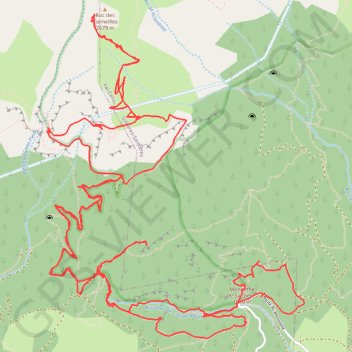 Itinéraire Le Trou de la Lune - Roc des corneilles, distance, dénivelé, altitude, carte, profil, trace GPS