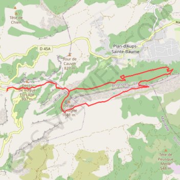 Itinéraire La grotte betton par le col du fauge, distance, dénivelé, altitude, carte, profil, trace GPS