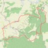 Itinéraire Rando aux confins de trois départements (Aube, Yonne, Côte d'Or), distance, dénivelé, altitude, carte, profil, trace GPS