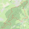 Itinéraire Fanzel - Province du Luxembourg - Belgique, distance, dénivelé, altitude, carte, profil, trace GPS