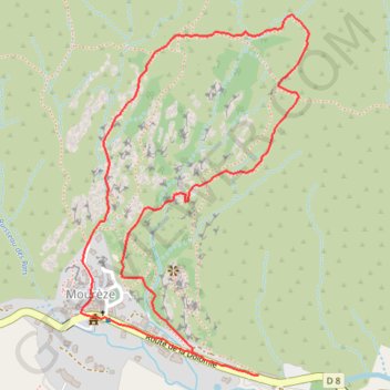 Itinéraire Le cirque de Mourèze, distance, dénivelé, altitude, carte, profil, trace GPS