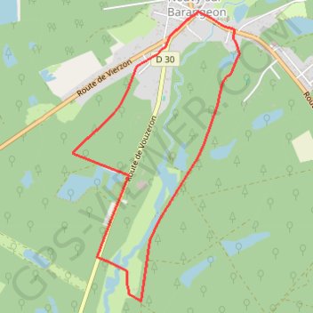 Itinéraire Les Landes Sèches, distance, dénivelé, altitude, carte, profil, trace GPS