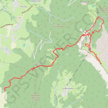 Itinéraire Tête et sommet du Parmelan, distance, dénivelé, altitude, carte, profil, trace GPS
