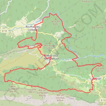 Itinéraire Trail Pei-16731100, distance, dénivelé, altitude, carte, profil, trace GPS
