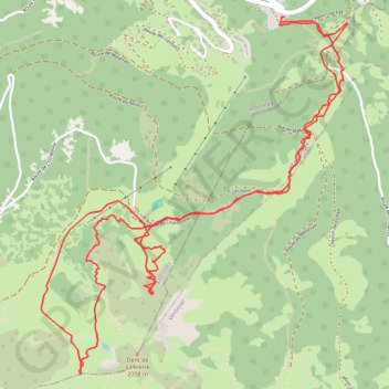 Itinéraire Dent de Valerette, distance, dénivelé, altitude, carte, profil, trace GPS