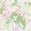 Itinéraire Montendre Corignac 39 kms, distance, dénivelé, altitude, carte, profil, trace GPS