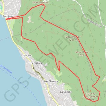 Itinéraire Parcours classique Veyrier, distance, dénivelé, altitude, carte, profil, trace GPS