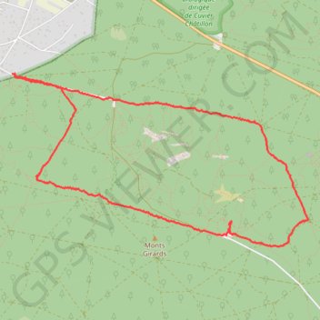 Itinéraire Rando douce à Apremont, distance, dénivelé, altitude, carte, profil, trace GPS
