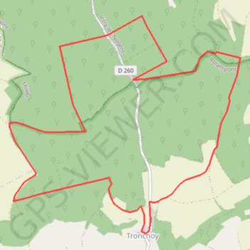 Itinéraire Sortie tronchoy, distance, dénivelé, altitude, carte, profil, trace GPS
