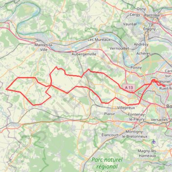 Itinéraire St Fiacre 2022 130km-13202801, distance, dénivelé, altitude, carte, profil, trace GPS
