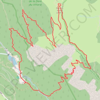 Itinéraire Dent du Villard depuis La Rosière, distance, dénivelé, altitude, carte, profil, trace GPS