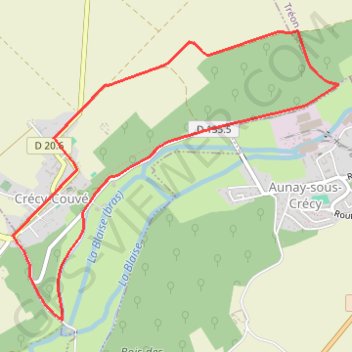 Itinéraire Le domaine de la Pompadour, distance, dénivelé, altitude, carte, profil, trace GPS