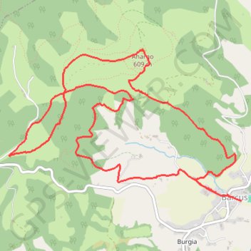 Itinéraire ahargo lasterkaz 11km 2024 variante, distance, dénivelé, altitude, carte, profil, trace GPS