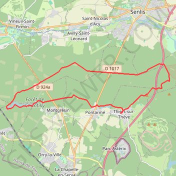 Itinéraire AU CHATEAU DE LA REINE BLANCHE, distance, dénivelé, altitude, carte, profil, trace GPS