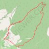 Itinéraire Ventoux - Combe de Curnier - Jas de Landerot, distance, dénivelé, altitude, carte, profil, trace GPS