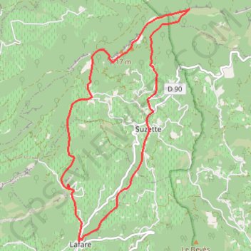 Itinéraire Crête de Saint Amand, distance, dénivelé, altitude, carte, profil, trace GPS